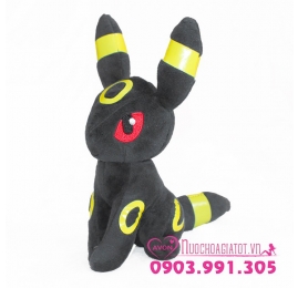 GẤU BÔNG POKEMON GO EEVEE UMBREON BLACKY HỆ BÓNG TỐI MÀU ĐEN 30CM