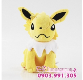 GẤU BÔNG POKEMON GO EEVEE JOLTEON THUNDERS HỆ ĐIỆN MÀU VÀNG 20CM