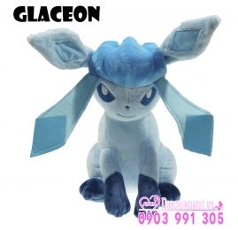 GẤU BÔNG POKEMON GO EEVEE GLACEON GLACIA HỆ BĂNG MÀU XANH DƯƠNG 30CM
