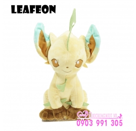 GẤU BÔNG POKEMON GO EEVEE LEAFEON LEAFIA HỆ LÁ CÂY MÀU XANH LÁ 30CM